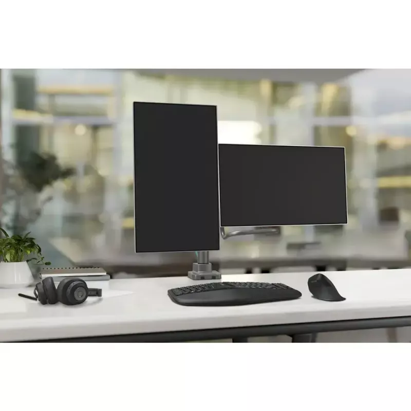 Dvigubo monitoriaus laikiklis Kensington SmartFit K58272WW spaustuvu / per angą 18 kg