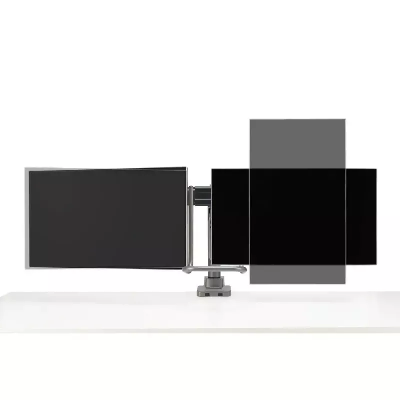 Dvigubo monitoriaus laikiklis Kensington SmartFit K58272WW spaustuvu / per angą 18 kg