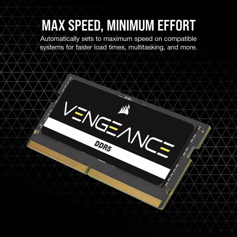 CORSAIR Vengeance 32GB (2x16GB) DDR5 5600MHz CL48 SO-DIMM atminties rinkinys