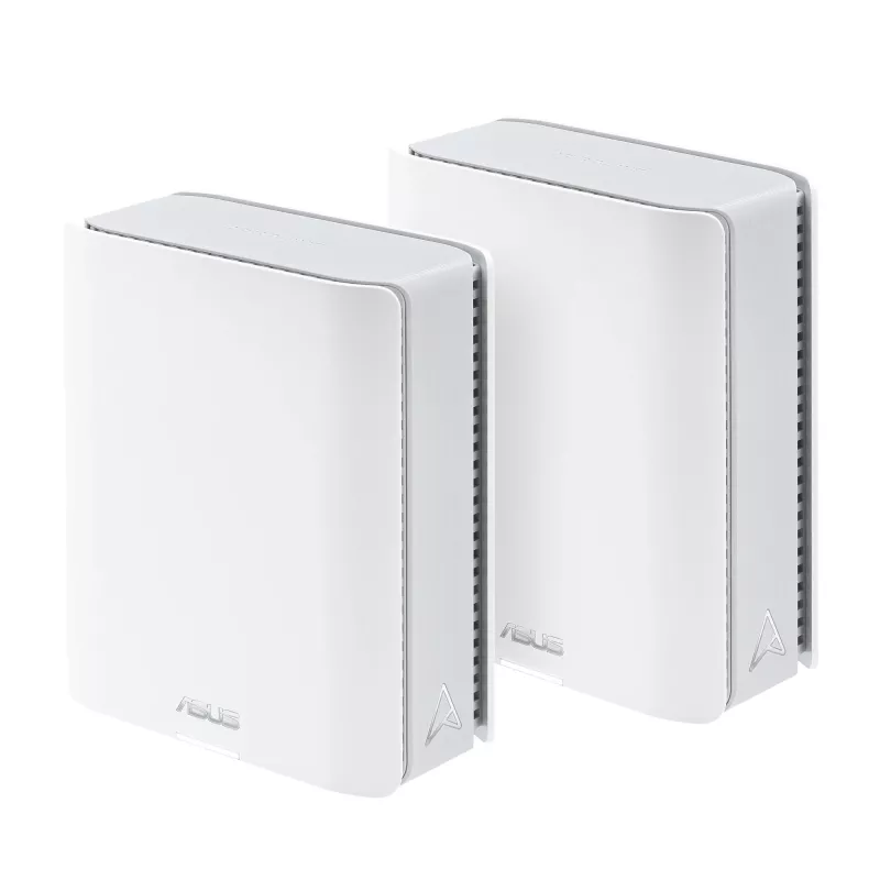 ASUS ZenWiFi BT8 (2 vnt.) Triju juostų (2.4 GHz / 5 GHz / 6 GHz) Wi-Fi 7 (802.11be) Baltas 3 vidinės antenos