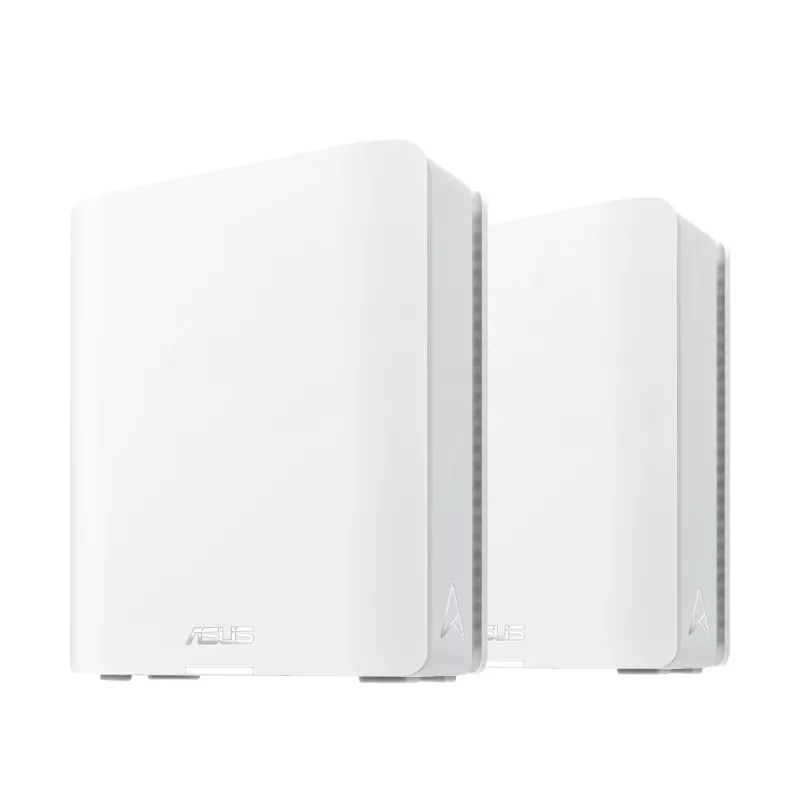 ASUS ZenWiFi BT8 (2 vnt.) Triju juostų (2.4 GHz / 5 GHz / 6 GHz) Wi-Fi 7 (802.11be) Baltas 3 vidinės antenos