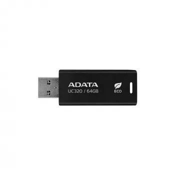 ADATA UC320 USB atmintinė 64 GB USB Type-A 3.2 Gen 1 (3.1 Gen 1) Juoda