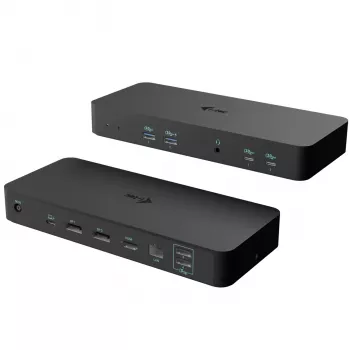 i-tec USB-C Intelektuali Trigubo Ekrano Docking Stotelė su 100 W įkrovimu