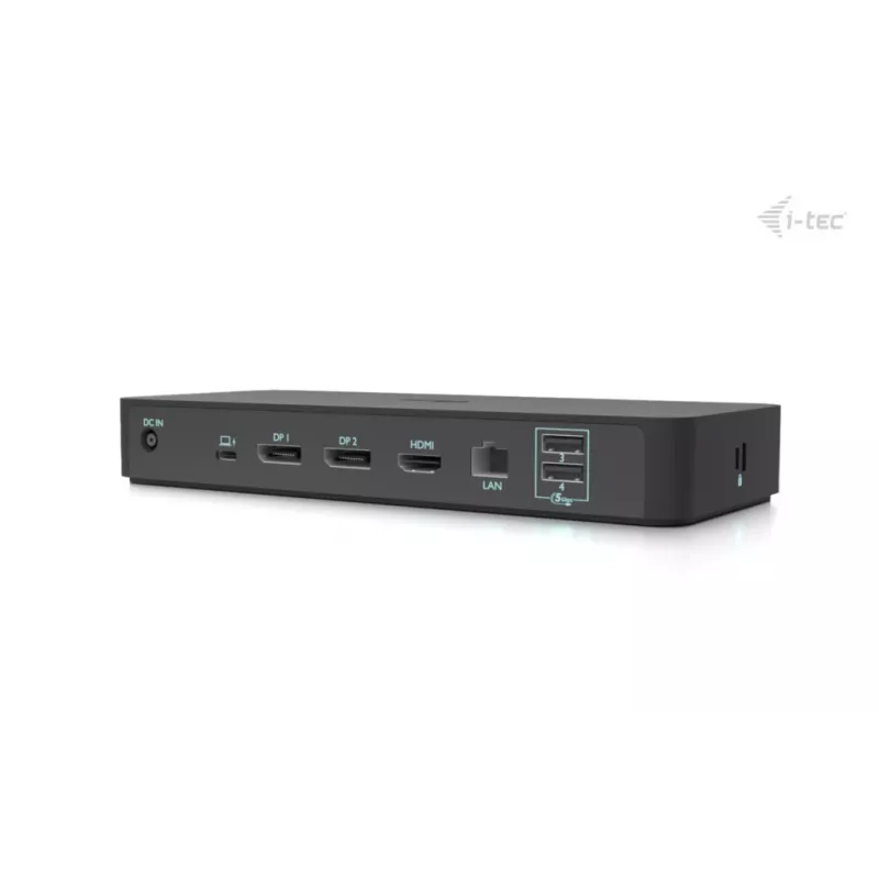 i-tec USB-C Intelektuali Trigubo Ekrano Docking Stotelė su 100 W įkrovimu