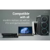 ITEC i-tec USB-C KVM Dock PRO trims šeimininkams, dvigubas vaizdas, 2x Power Delivery (iki 92 W), USB 3.2, 10 Gbps, Gigabit Ethernet