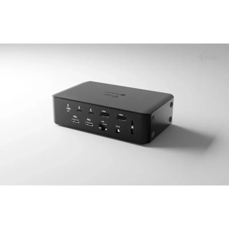 i-tec Thunderbolt5 Quattro Display Dockinė stotelė, 5x USB, 2.5 GLAN + Power Delivery 140W