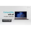 i-tec Thunderbolt5 Quattro Display Dockinė stotelė, 5x USB, 2.5 GLAN + Power Delivery 140W