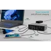 i-tec Thunderbolt5 Quattro Display Dockinė stotelė, 5x USB, 2.5 GLAN + Power Delivery 140W