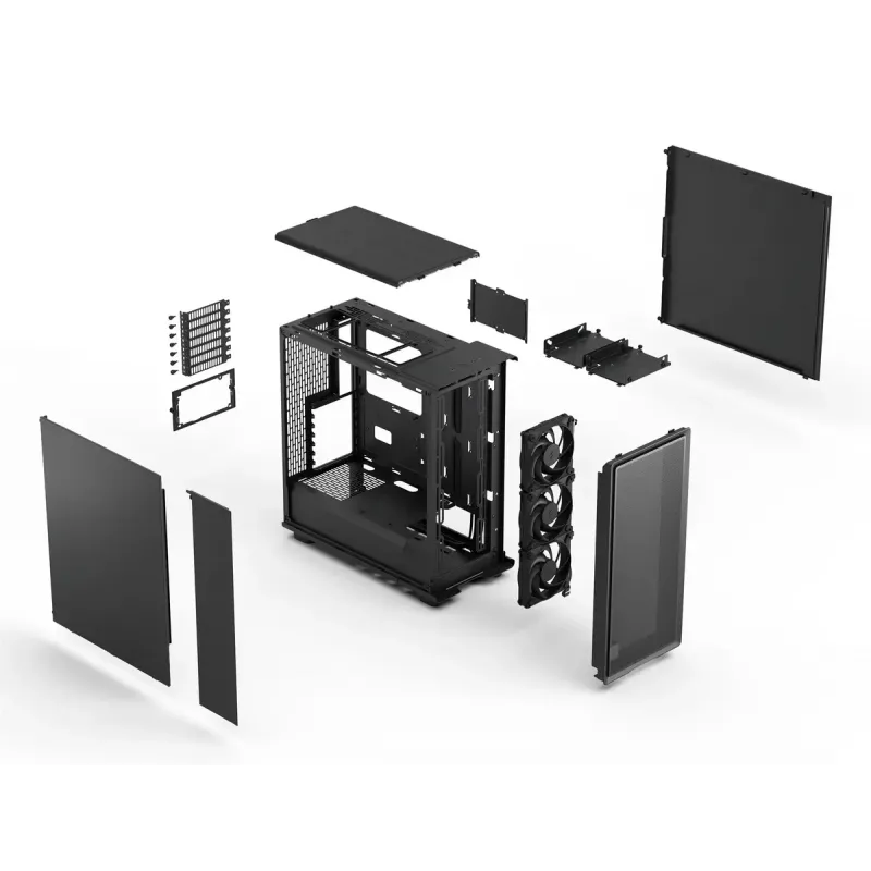 Korpusas Fractal Design Epoch Black Solid Midi Tower Juodas