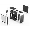 Kompiuterio korpusas Fractal Design Epoch Black TG RGB Light Tint Midi Tower juodas