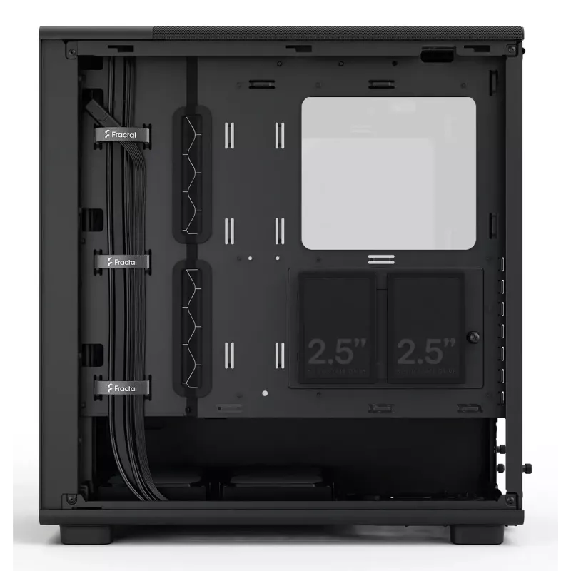 Kompiuterio korpusas Fractal Design Epoch Black TG RGB Light Tint Midi Tower juodas