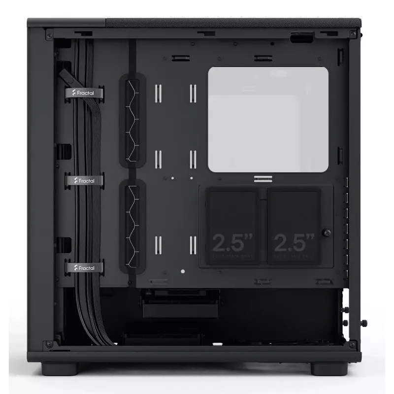 Kompiuterio korpusas Fractal Design Epoch Black TG RGB Light Tint Midi Tower juodas