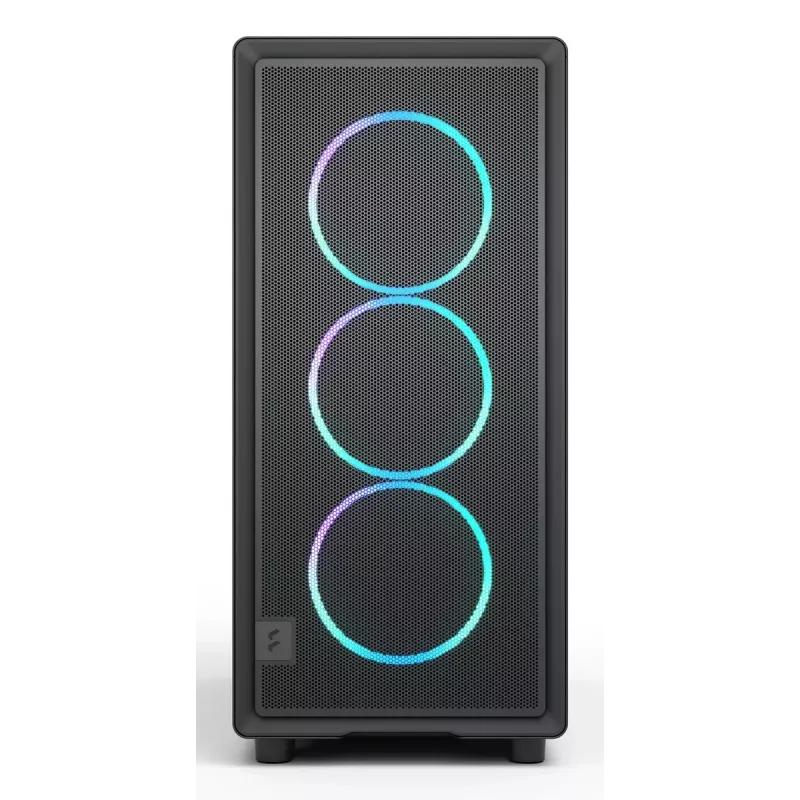 Kompiuterio korpusas Fractal Design Epoch Black TG RGB Light Tint Midi Tower juodas