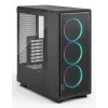 Kompiuterio korpusas Fractal Design Epoch Black TG RGB Light Tint Midi Tower juodas