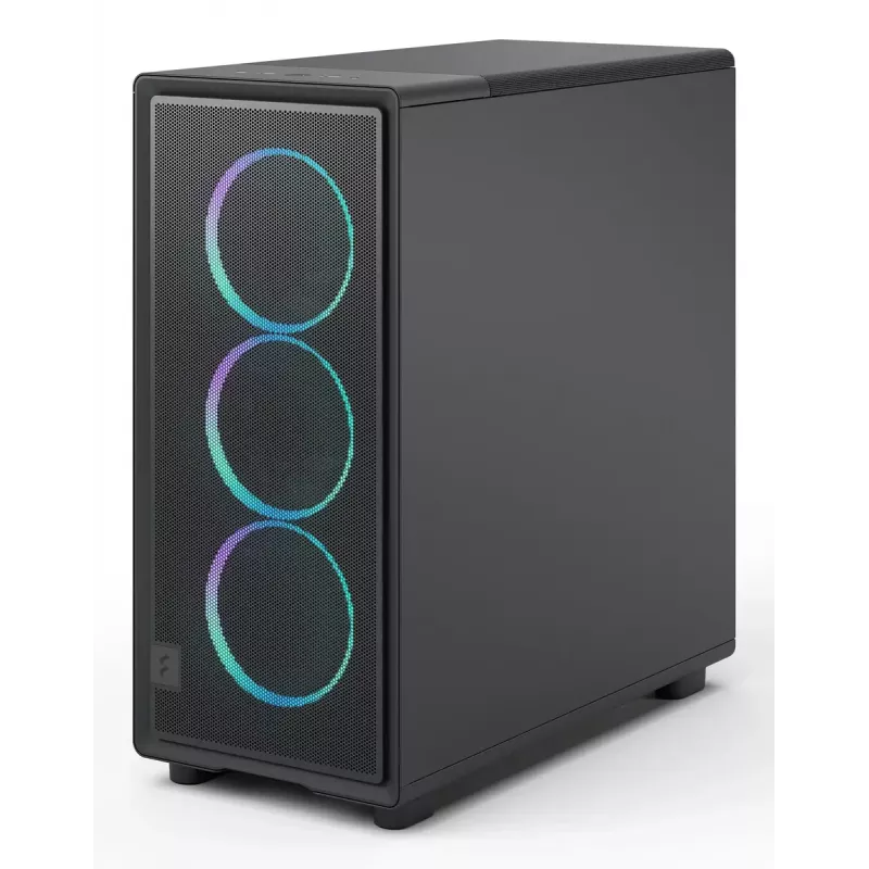 Kompiuterio korpusas Fractal Design Epoch Black TG RGB Light Tint Midi Tower juodas