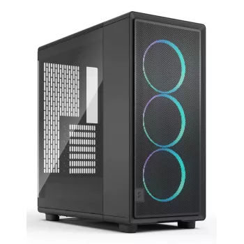 Kompiuterio korpusas Fractal Design Epoch Black TG RGB Light Tint Midi Tower juodas