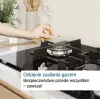 Bosch Serie 6 PCQ7A5I90 dujinė kaitlentė Nerūdijantis plienas Įmontuojama 75 cm Dujinė 5 zona(-ų)
