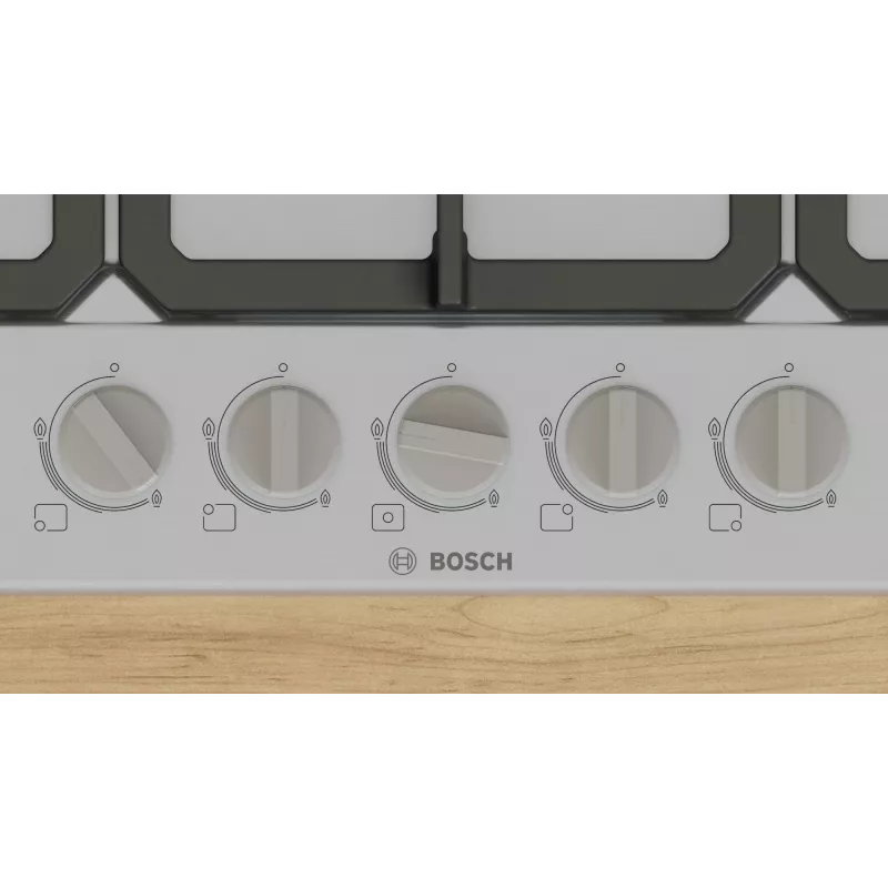 Bosch Serie 4 PGQ7B5K90 dujinė kaitlentė nerūdijantis plienas įmontuojama 75 cm 5 zonos