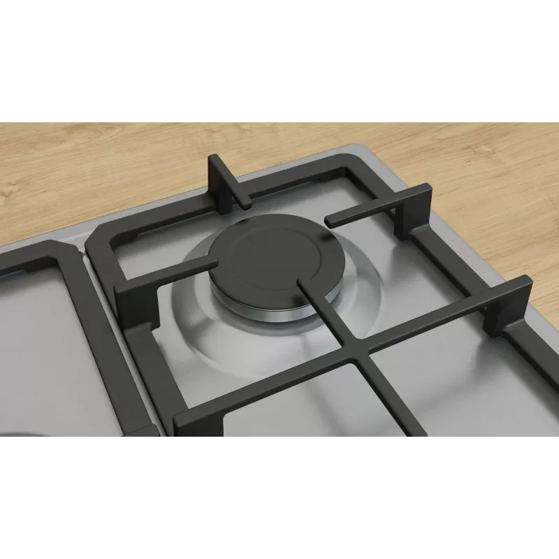 Bosch Serie 4 PGQ7B5K90 dujinė kaitlentė nerūdijantis plienas įmontuojama 75 cm 5 zonos