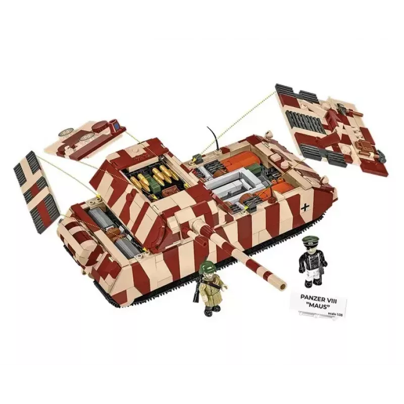Cobi Konstruktorius Panzer VIII Maus 1:35 modelis COBI-3138, detalizuota karinės technikos replika
