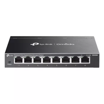 TP-Link Omada ES208G valdomas L2 tinklo jungiklis Gigabit Ethernet (10/100/1000) juodas
