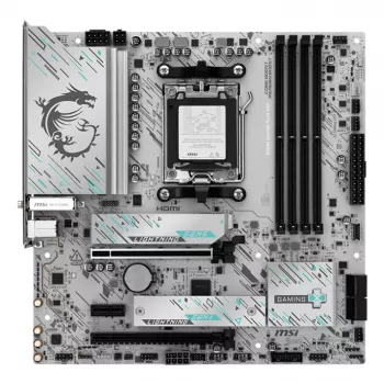 Motininė plokštė MSI B850M GAMING PLUS WIFI — AMD B850, lizdas AM5, micro ATX, DDR5, 4x DIMM, 3x M.2, Wi‑Fi 7, 5Gb LAN