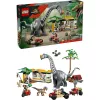 LEGO Jurassic World rinkinys 76973 — Raptor ir Titanosaurus su 3 figūrėlėmis, 582 detalės, nuo 7 metų