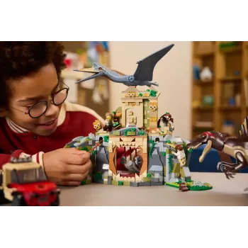 LEGO Jurassic World Oro misija su Kecalkoatlu ir Spinozauru 76976 — 984 detalės, 4 minifigūrėlės, nuo 8 metų