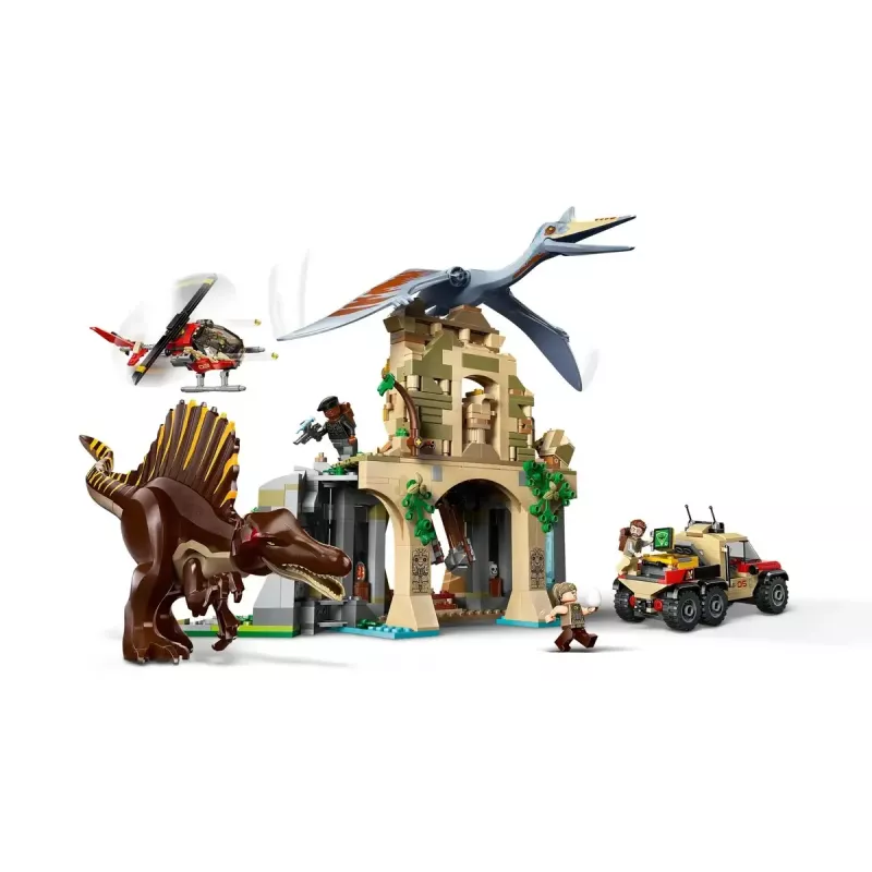 LEGO Jurassic World Oro misija su Kecalkoatlu ir Spinozauru 76976 — 984 detalės, 4 minifigūrėlės, nuo 8 metų