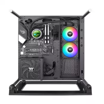 Skysčio aušinimo komplektas Thermaltake CL-W414-PL12SW-A 12 cm Juodas
