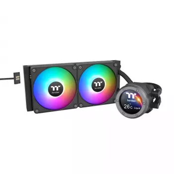Skysčio aušinimo komplektas Thermaltake CL-W414-PL12SW-A 12 cm Juodas