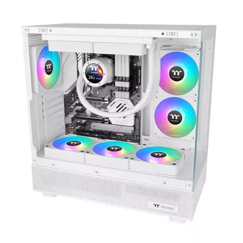 Ventiliatorius Thermaltake CT120 EX ARGB Sync White 3 vnt. pakuotė
