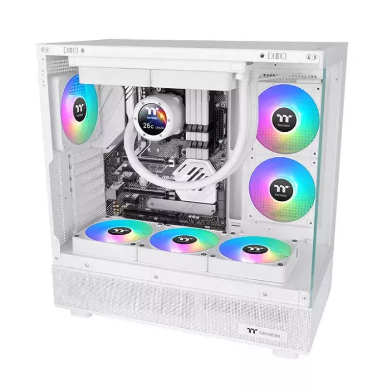 Ventiliatorius Thermaltake CT140 EX ARGB Sync 140 mm baltas (3 vnt. pakuotė)