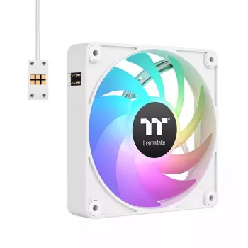 Ventiliatorius Thermaltake CT140 EX ARGB Sync 140 mm baltas (3 vnt. pakuotė)
