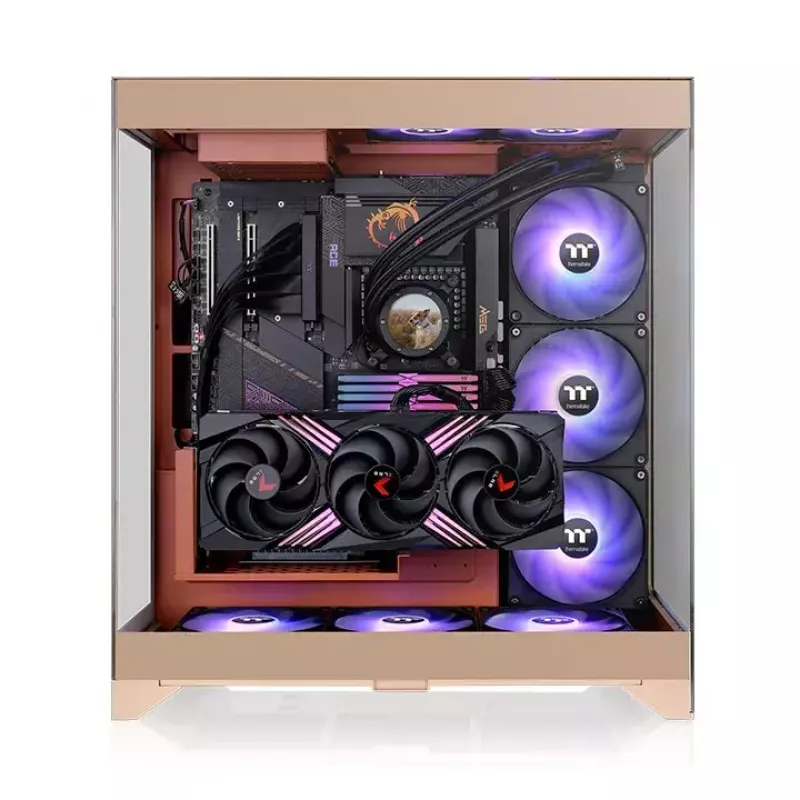PC korpusas Thermaltake CTE E550 TG Midi Tower Sand