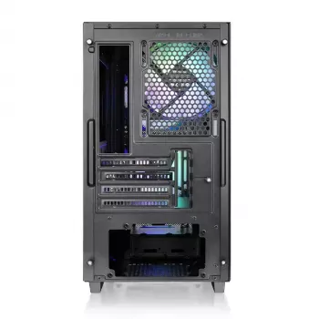 Korpusas Thermaltake Versa H16 TG ARGB Micro Tower Juodas