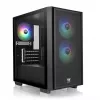 Korpusas Thermaltake Versa H16 TG ARGB Micro Tower Juodas
