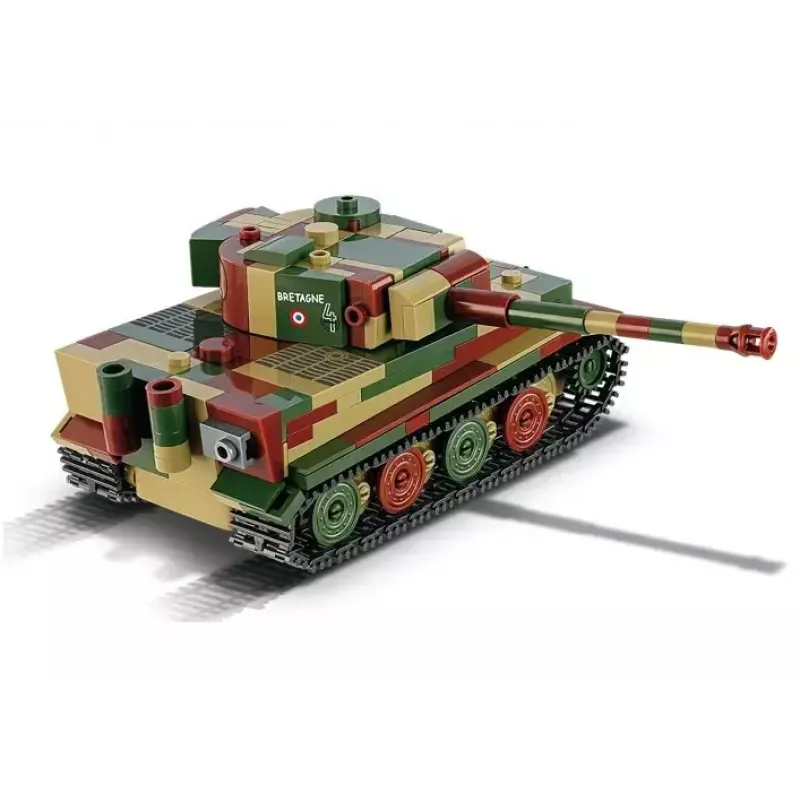 Konstrukcinis modelis Cobi Pz.Kpfw. VI Tiger Ausf. E 1:35 masteliu, detalūs blokeliai