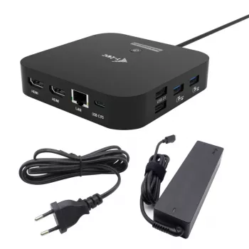 ITEC C31DUALHDMIDPD100 USB-C dviejų HDMI adapteris, 4K@60Hz, USB-C Power Delivery 100W