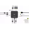 USB-C DisplayPort į dvigubą HDMI adapteris ITEC C31TRIPLEVIDEODPPRO 4K 60Hz, 100W galios perdavimas