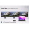 USB-C DisplayPort į dvigubą HDMI adapteris ITEC C31TRIPLEVIDEODPPRO 4K 60Hz, 100W galios perdavimas