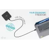 i-tec USB-C DP dviguba HDMI dokovimo stotelė su 100 W maitinimo tiekimu ir 100 W universalus įkroviklis