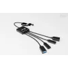 i-tec USB-C/USB-A kabelinis HUB 4 prievadai (2x USB-C, 2x USB-A)