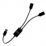USB-A šakotuvas ITEC U3CBLHUB2A — 2 prievadai, USB 3.0 iki 5 Gbps