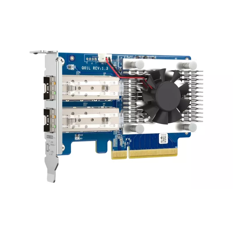 QNAP QXG-10G2SF-NXE dviejų prievadų 10GbE SFP+ tinklo plokštė