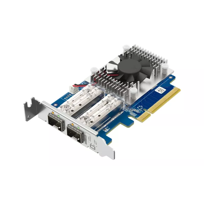 QNAP QXG-10G2SF-NXE dviejų prievadų 10GbE SFP+ tinklo plokštė