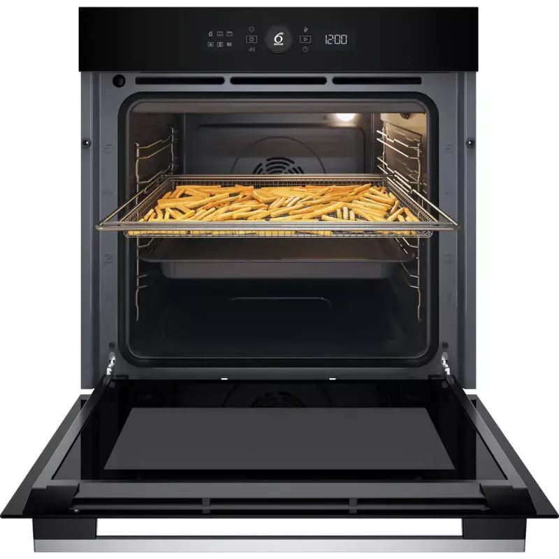 Whirlpool WOI5S8HM1SXA 73 L juoda, nerūdijantis plienas