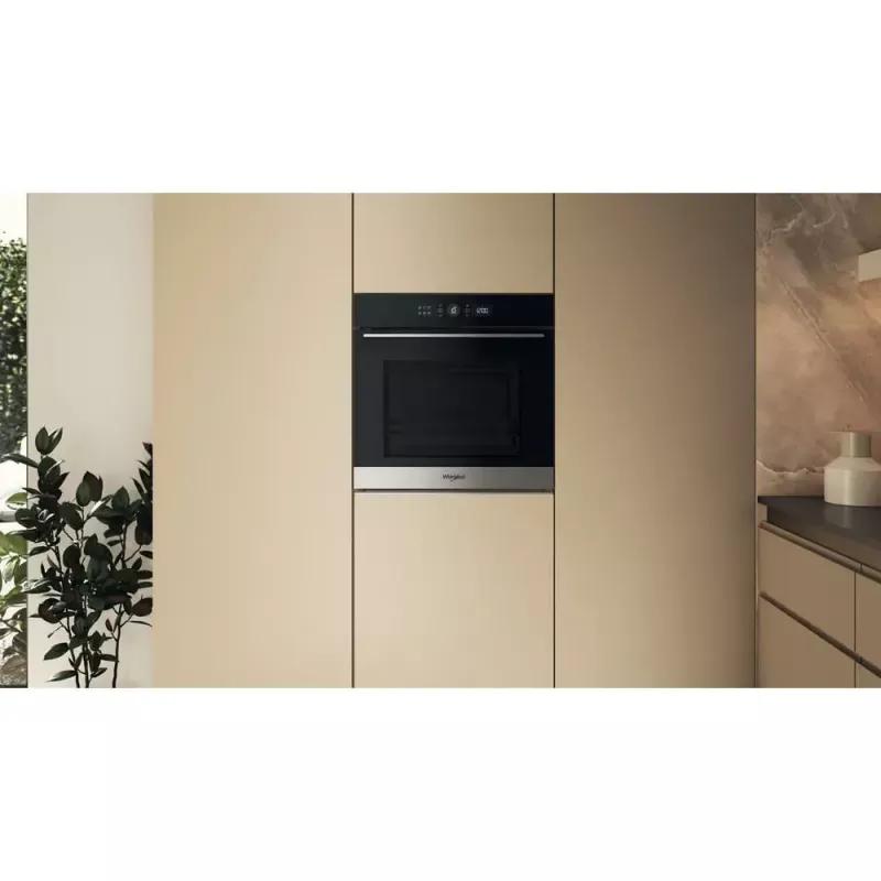Whirlpool WOI5S8HM1SXA 73 L juoda, nerūdijantis plienas