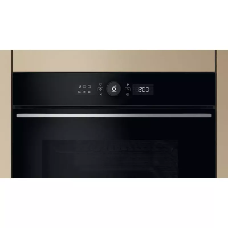 Whirlpool WOI5S8HM1SXA 73 L juoda, nerūdijantis plienas