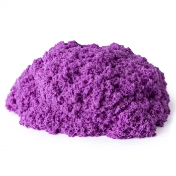 Kinetic Sand 2lbs Violetinis žaidimų smėlis, formuojamas sensorinis žaislas vaikams, daugkartinio naudojimo maišelis (pakuotė gali skirtis), nuo 3 metų